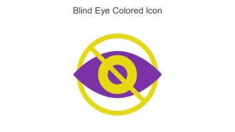 Blind Eye Colored Icon In Powerpoint Pptx Png And Editable Eps Format