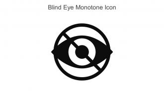Blind Eye Monotone Icon In Powerpoint Pptx Png And Editable Eps Format