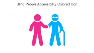 Blind People Accessibility Colored Icon In Powerpoint Pptx Png And Editable Eps Format