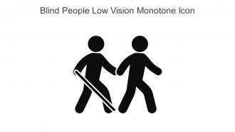 Blind People Low Vision Monotone Icon In Powerpoint Pptx Png And Editable Eps Format