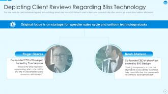 Bliss investor funding elevator pitch deck ppt template