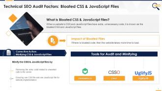 Bloated CSS And Javascript Files In SEO Audit Edu Ppt