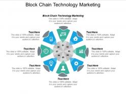 Block chain technology marketing ppt powerpoint presentation summary deck cpb