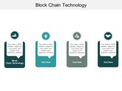 Block chain technology ppt powerpoint presentation model styles cpb