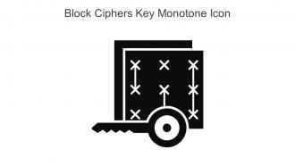 Block Ciphers Key Monotone Icon In Powerpoint Pptx Png And Editable Eps Format