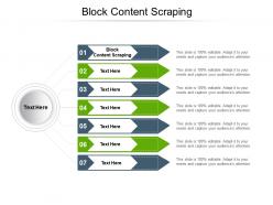 Block content scraping ppt powerpoint presentation infographics slide download cpb