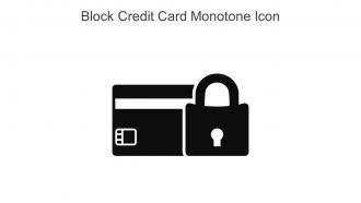 Block Credit Card Monotone Icon In Powerpoint Pptx Png And Editable Eps Format