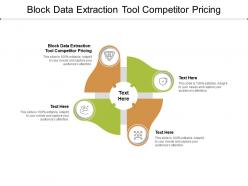 Block data extraction tool competitor pricing ppt powerpoint presentation ideas cpb