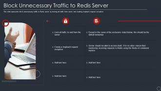 Block unnecessary traffic to redis server ppt infographic template themes