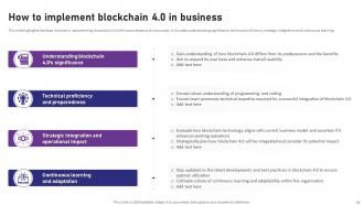 Blockchain 4 0 Pioneering The Next Digital Revolution Powerpoint Presentation Slides BCT CD Content Ready Colorful