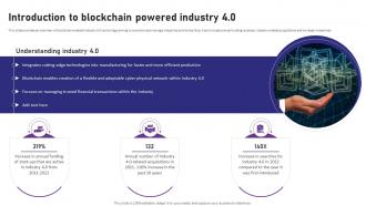 Blockchain 4 0 Pioneering The Next Introduction To Blockchain Powered Industry 4 0 BCT SS