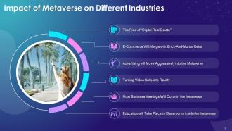 Blockchain A Key Technology For Metaverse Training Ppt