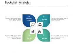Blockchain analysis ppt powerpoint presentation inspiration summary cpb