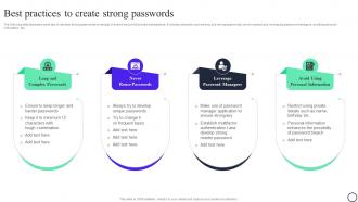 Blockchain And Cybersecurity Best Practices To Create Strong Passwords BCT SS V