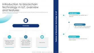 Blockchain And IoT Technology Synergy Powerpoint Ppt Template Bundles IoT MM Attractive Multipurpose