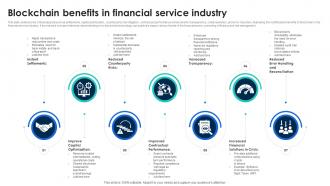 Blockchain Benefits In Financial Service Industry