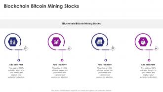 Blockchain Bitcoin Mining Stocks In Powerpoint And Google Slides Cpb