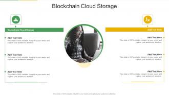 Blockchain Cloud Storage In Powerpoint And Google Slides Cpb