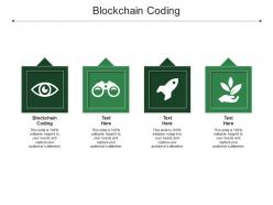 Blockchain coding ppt powerpoint presentation layouts diagrams cpb