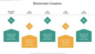 Blockchain Creators In Powerpoint And Google Slides Cpb