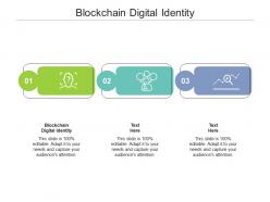Blockchain digital identity ppt powerpoint presentation ideas graphic images cpb