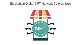 Blockchain Digital NFT Network Colored Icon In Powerpoint Pptx Png And Editable Eps Format
