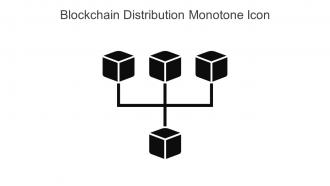 Blockchain Distribution Monotone Icon In Powerpoint Pptx Png And Editable Eps Format