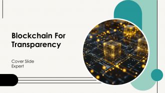 Blockchain For Transparency PPT Slides AT