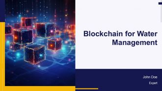 Blockchain For Water Management PPT Graphics ACP