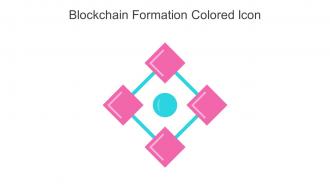 Blockchain Formation Colored Icon In Powerpoint Pptx Png And Editable Eps Format