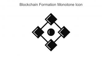 Blockchain Formation Monotone Icon In Powerpoint Pptx Png And Editable Eps Format