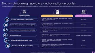 Blockchain Gaming Regulatory And Compliance Introduction To Blockchain Enabled Gaming BCT SS