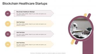 Blockchain Healthcare Startups In Powerpoint And Google Slides Cpb