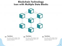 Blockchain icon symbol circle computers encryption security technology