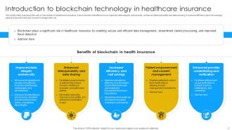Blockchain In Healthcare Insurance Powerpoint PPT Template Bundles BCT MM Unique Best