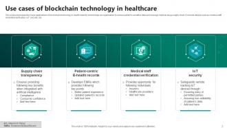 Blockchain In Healthcare Powerpoint Ppt Template Bundles Visual Attractive