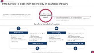Blockchain In Life Insurance PowerPoint PPT Template Bundles BCT MM Template Editable