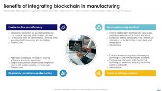 Blockchain In Manufacturing A Complete Guide BCT CD Impactful Visual