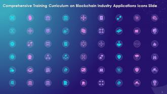 Blockchain Industry Applications Illustration Training Ppt