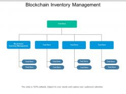 Blockchain inventory management ppt powerpoint presentation example cpb