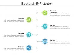 Blockchain ip protection ppt powerpoint presentation show ideas cpb