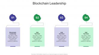Blockchain Leadership In Powerpoint And Google Slides Cpb