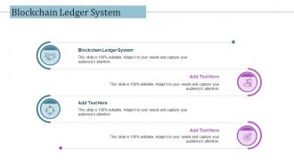 Blockchain Ledger System In Powerpoint And Google Slides Cpb