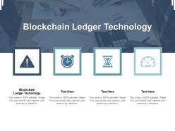 Blockchain ledger technology ppt powerpoint presentation inspiration example introduction cpb