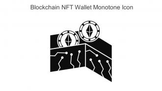 Blockchain NFT Wallet Monotone Icon In Powerpoint Pptx Png And Editable Eps Format