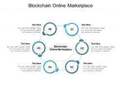 Blockchain online marketplace ppt powerpoint presentation infographics graphics download cpb