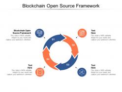 Blockchain open source framework ppt powerpoint presentation outline slides cpb