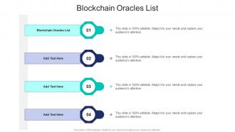 Blockchain Oracles List In Powerpoint And Google Slides Cpb