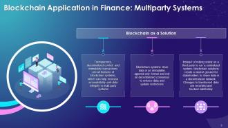 Blockchain Platform For Multiparty Systems Training Ppt