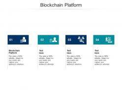 Blockchain platform ppt powerpoint presentation portfolio guidelines cpb